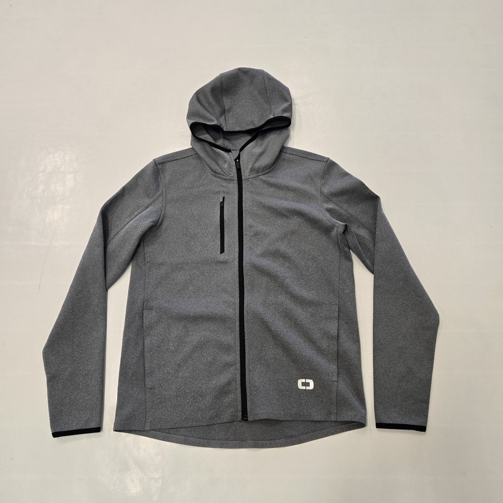 Ogio Endurance Pullover Mid Zip Men Size Medium Dark Gray Hoodie Sports Light